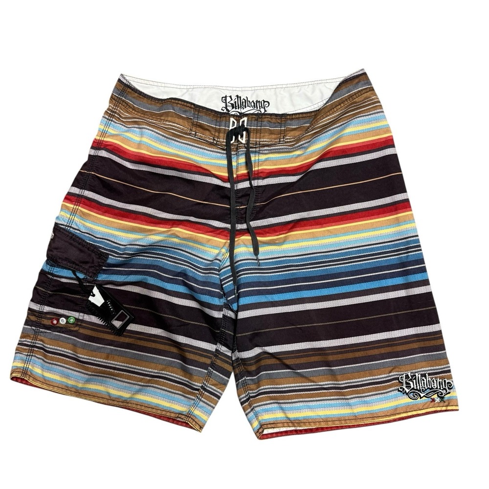Billabong Can Opener‎ Board Shorts Size 38 Stripes